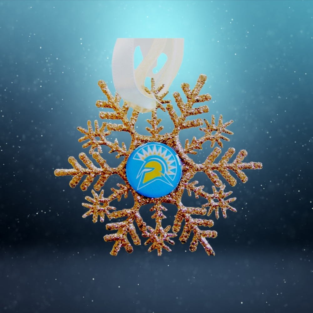 San Jose State SPARTANS Handmade Snowflake *NEW*